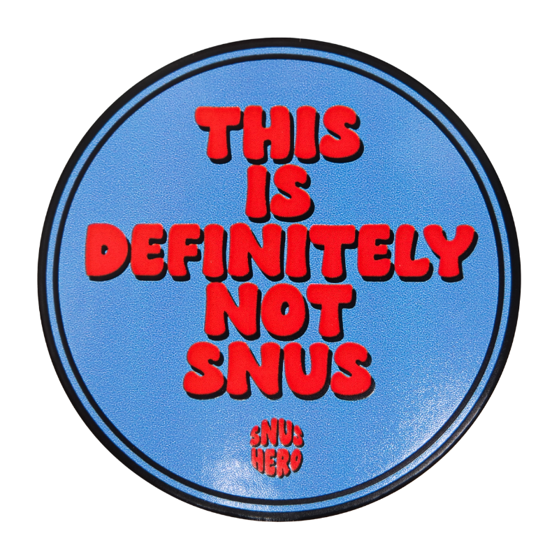 HeroSticker Not Snus Rund