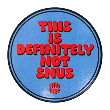 HeroSticker Not Snus Rund