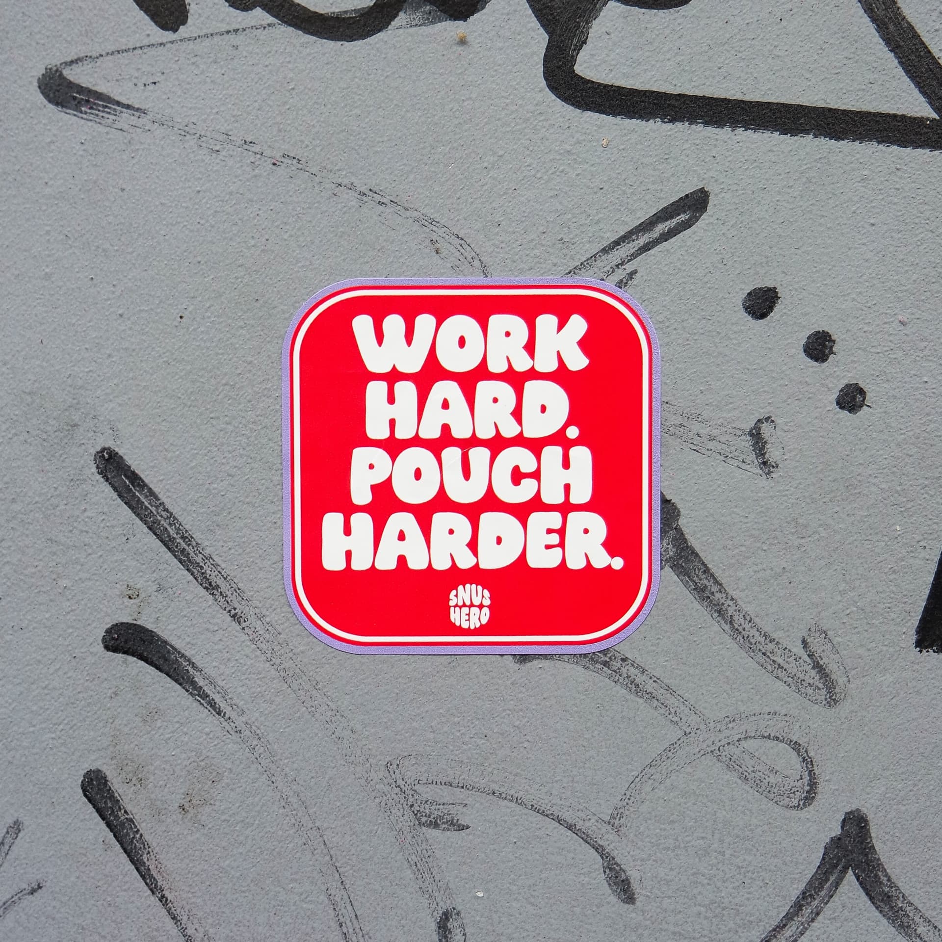 HeroSticker Pouch Harder