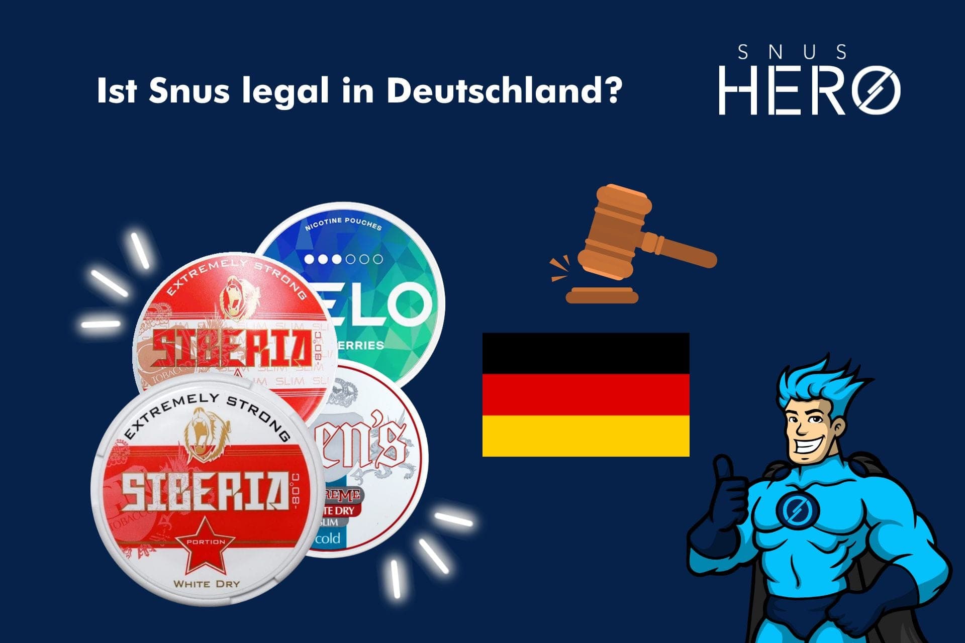 Ist Snus legal in Deutschland? - snusHERO informiert